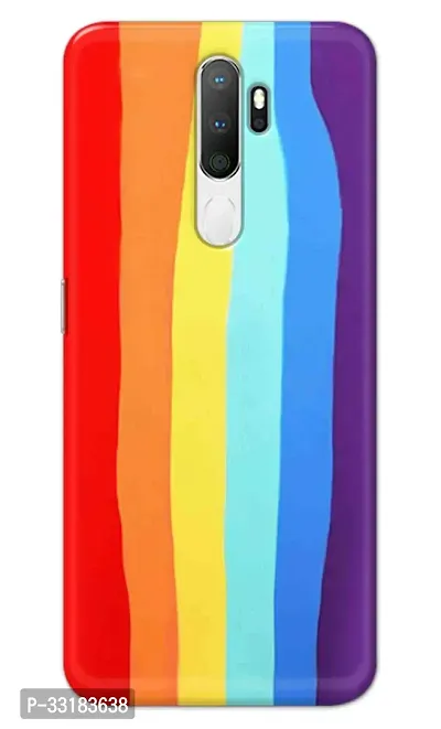 OPPO A9 2020 / Oppo A5 2020 Back Cover Rainbow Color Printed Hard Case-thumb0