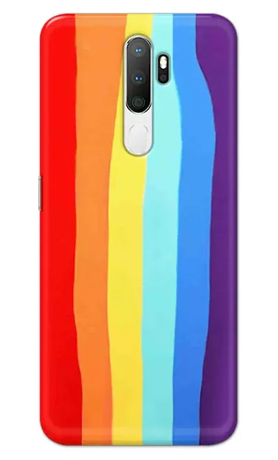 OO LALA JI - Rainbow Silicone Case Cover for Oppo A9 2020 / A5 2020