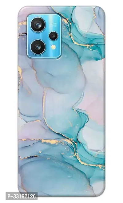 Realme 9 Pro Plus 5G / Narzo 50 Pro 5G / Realme 9 Back Cover Blue Marble Printed Hard Case-thumb0