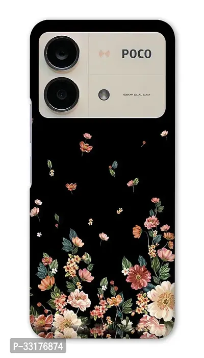 POCO X6 NEO 5G Back Cover Flowers Girly Printed Hard Case-thumb0