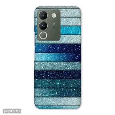 VIVO Y200 5G Back Cover Blue Glitter Printed Hard Case-thumb0