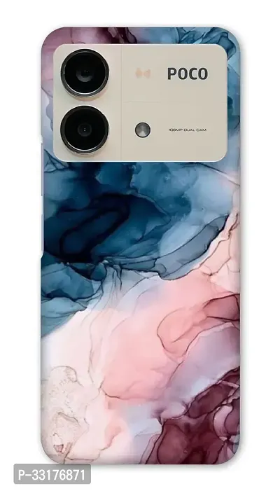 POCO X6 NEO 5G Back Cover Marble Color Printed Hard Case-thumb0