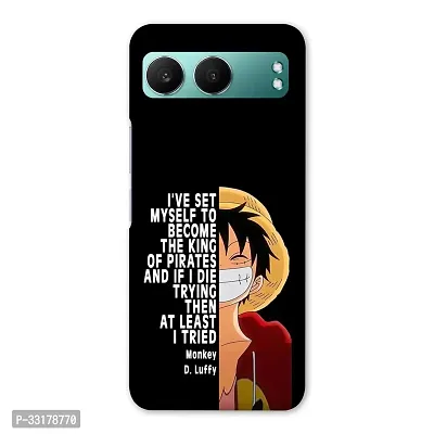 ONEPLUS NORD 4 5G Back Cover Anime One Piece Monkey D. Luffy Printed Hard Case-thumb0