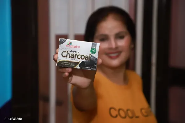 Charcoal Skin purifier Handmade Premium Soap (Pack of 2)-thumb0