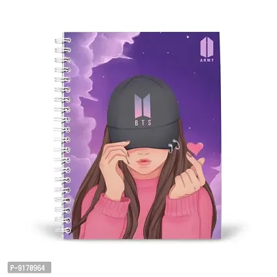 BTS ARMY GIRL DIARY | BTS MERCH | A5 160 PAGES-thumb0