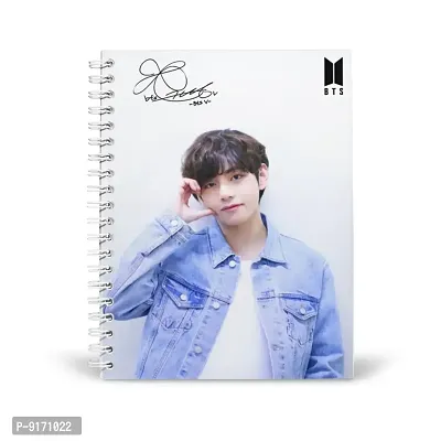 BTS V SIGNATURE DIARY | TAEHYUNG FAN GIFT | A5 160 PAGES-thumb0
