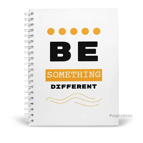 BE SOMETHING DIFFERENT QUOTES DIARY A5 | Motivational Diary | Inspirational Quotes Diary | Diary for Boys, Girls, Kids, Office | Travel Diary Notebook with Quotes | Diary for Gift |