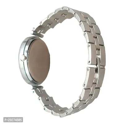 Elegant Alloy Silver Analog Watches for Women-thumb3