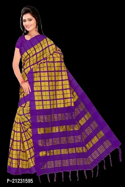 Fancy Cotton Saree with Blouse Piece for Women-thumb0