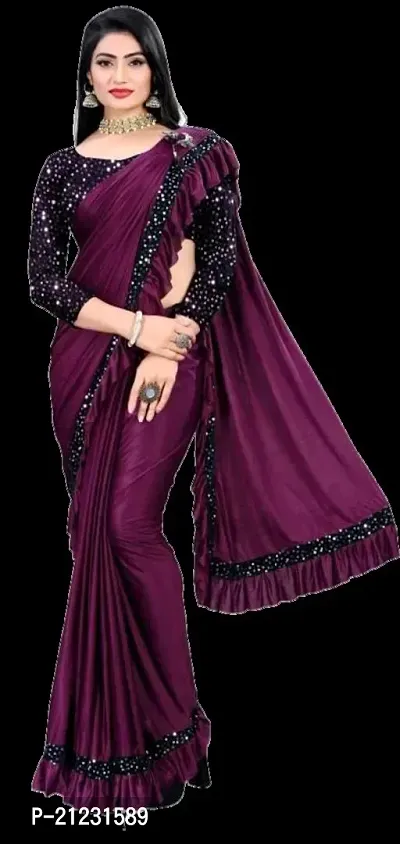 Fancy Cotton Saree with Blouse Piece for Women-thumb0