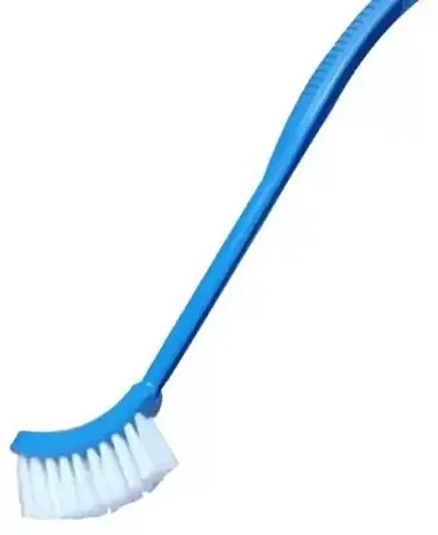 DeoDap Bathroom Cleaner - Single & Double Hockey Stick Shape Toilet Brush (Multicolor)