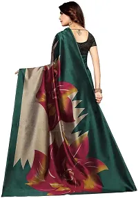 Beautiful Green Art Silk  Self Pattern Saree For Women-thumb2