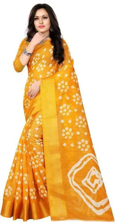 Alluring Cotton Saree with Blouse piece 