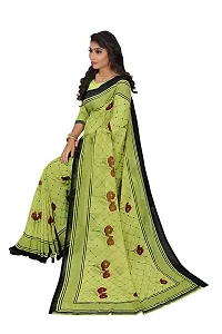 Beautiful Khaki Georgette  Self Pattern Saree For Women-thumb4