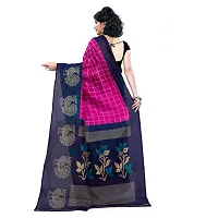 Beautiful Pink Art Silk  Self Pattern Saree For Women-thumb2