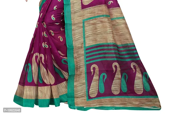 Beautiful Green Art Silk  Self Pattern Saree For Women-thumb4