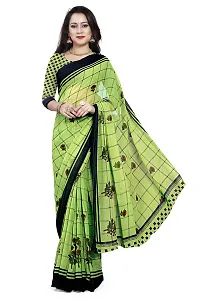 Beautiful Khaki Georgette  Self Pattern Saree For Women-thumb3