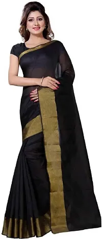 New In Polycotton Saree without Blouse piece 