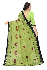 Beautiful Khaki Georgette  Self Pattern Saree For Women-thumb3