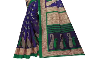 Beautiful Maroon Art Silk  Self Pattern Saree For Women-thumb3