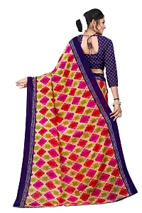 Beautiful Pink Georgette  Self Pattern Saree For Women-thumb3