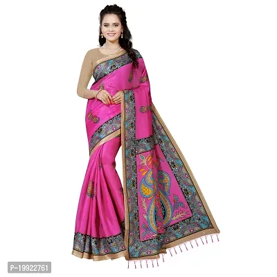 Beautiful Pink Khadi  Self Pattern Saree For Women