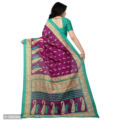 Beautiful Green Art Silk  Self Pattern Saree For Women-thumb3