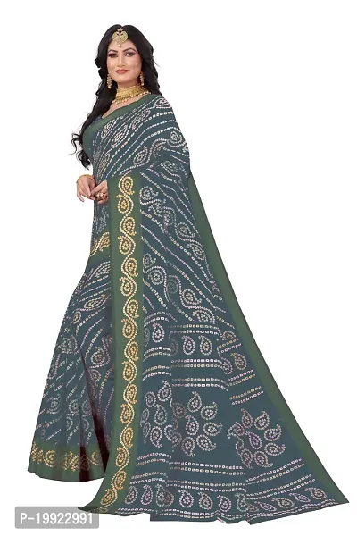 Beautiful Grey Cotton Silk  Self Pattern Saree For Women-thumb2