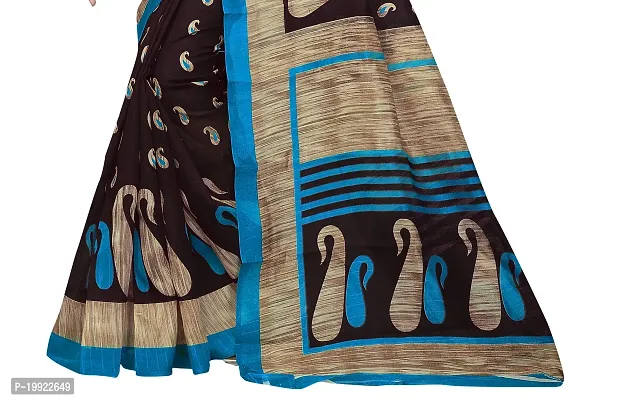 Beautiful Blue Art Silk  Self Pattern Saree For Women-thumb4