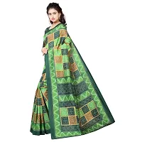 Beautiful Green Art Silk  Self Pattern Saree For Women-thumb1
