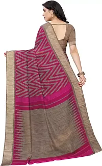 Beautiful Green Cotton Blend  Self Pattern Saree For Women-thumb3