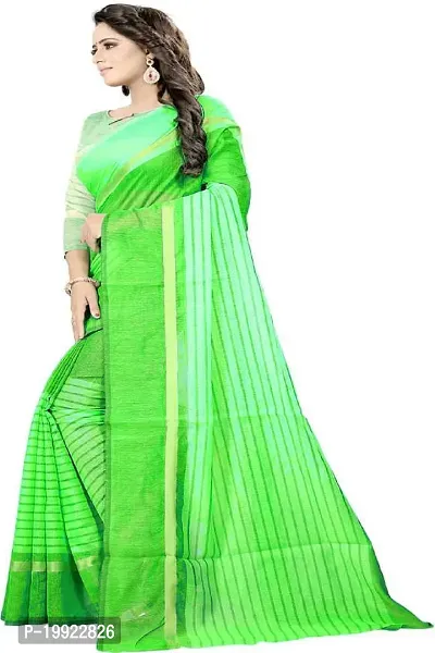 Beautiful Khaki Polycotton  Self Pattern Saree For Women-thumb3