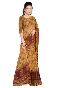 Beautiful Maroon Georgette  Self Pattern Saree For Women-thumb3