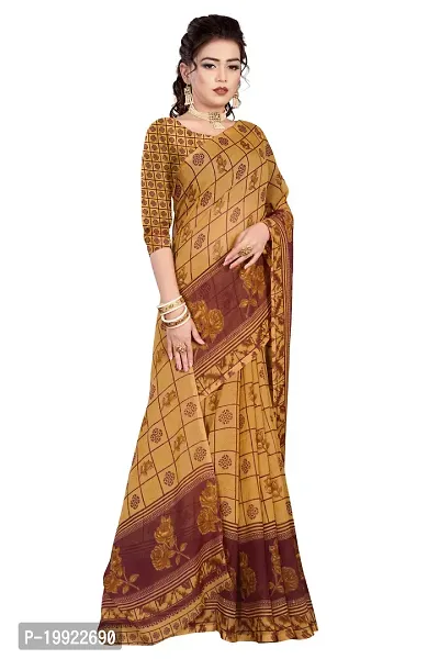 Beautiful Maroon Georgette  Self Pattern Saree For Women-thumb4