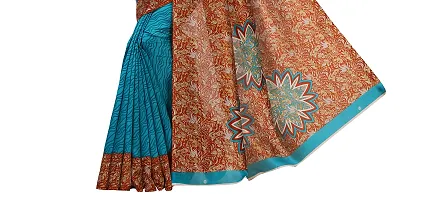 Beautiful Copper Art Silk  Self Pattern Saree For Women-thumb4