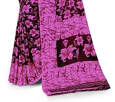 Beautiful Pink Georgette  Self Pattern Saree For Women-thumb1