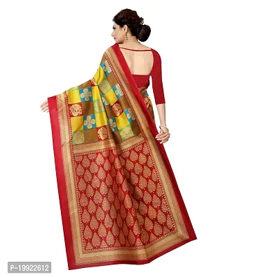 Beautiful Maroon Art Silk  Self Pattern Saree For Women-thumb3