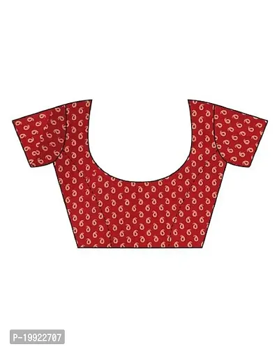 Beautiful Red Art Silk  Self Pattern Saree For Women-thumb5