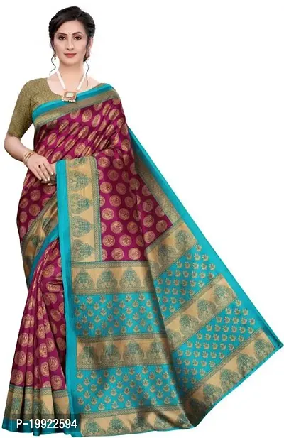 Beautiful Maroon Art Silk  Self Pattern Saree For Women-thumb0