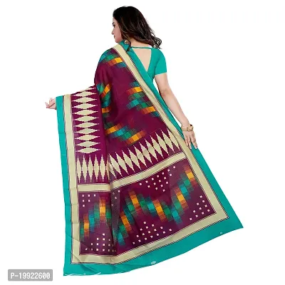 Beautiful Green Art Silk  Self Pattern Saree For Women-thumb3