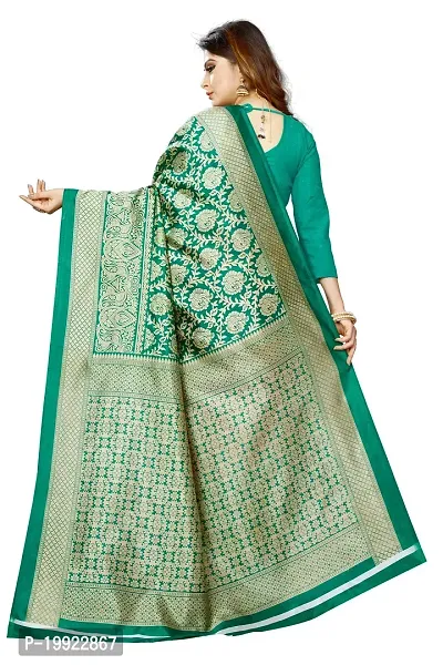 Beautiful Khaki Art Silk  Self Pattern Saree For Women-thumb4