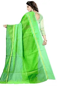 Beautiful Khaki Polycotton  Self Pattern Saree For Women-thumb1