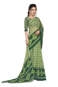 Beautiful Khaki Georgette  Self Pattern Saree For Women-thumb2