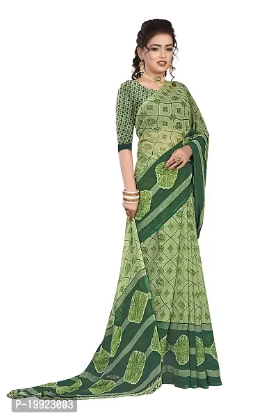 Beautiful Khaki Georgette  Self Pattern Saree For Women-thumb3