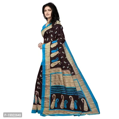 Beautiful Blue Art Silk  Self Pattern Saree For Women-thumb2