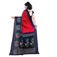 Beautiful Red Art Silk  Self Pattern Saree For Women-thumb2