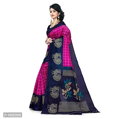 Beautiful Pink Art Silk  Self Pattern Saree For Women-thumb2