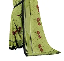 Beautiful Khaki Georgette  Self Pattern Saree For Women-thumb1