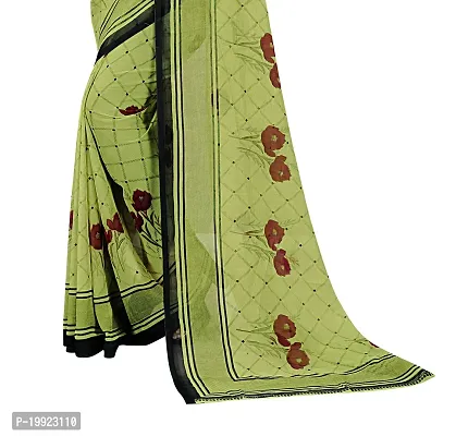 Beautiful Khaki Georgette  Self Pattern Saree For Women-thumb2