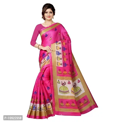 Beautiful Pink Khadi  Self Pattern Saree For Women